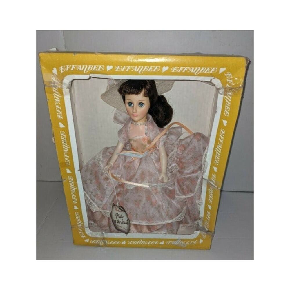 Vintage 13" Effanbee Doll Nanchez Pride South Southern Bell Box Tags NIB